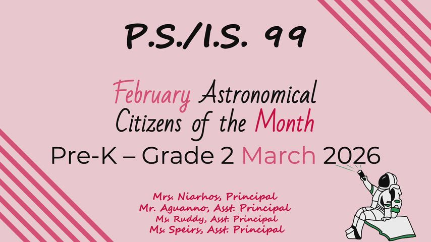 Video Presentation of February Citizen of the Month 2026