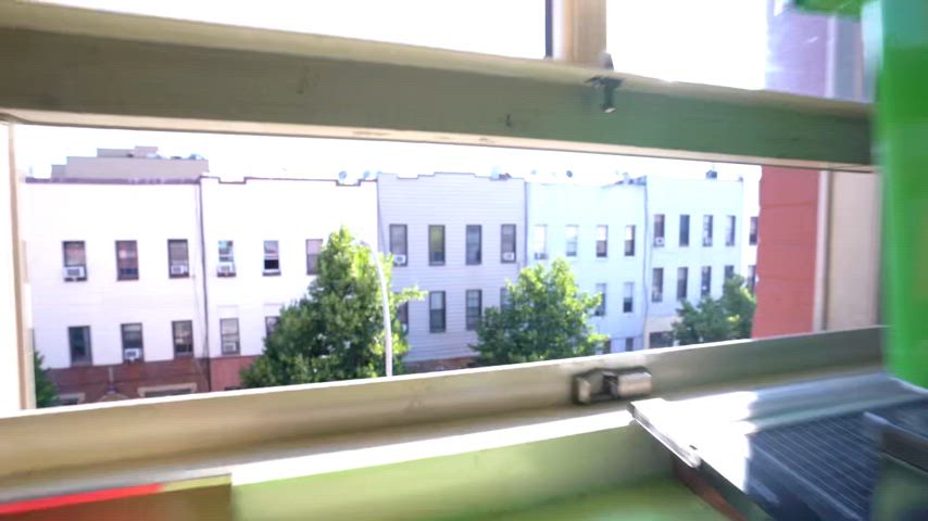 Aerial view of school building, classrooms, and hallways.