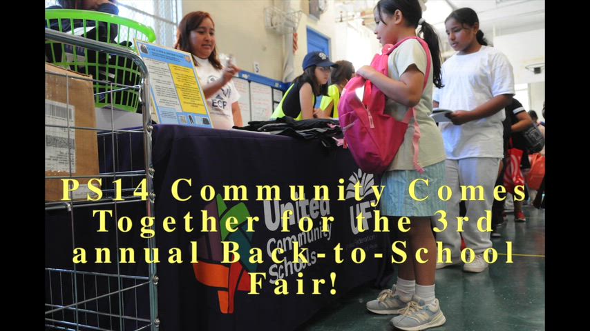 collection of photos depicting kids, parents, staff enjoying giveaways , cotton candy games and resources for parents