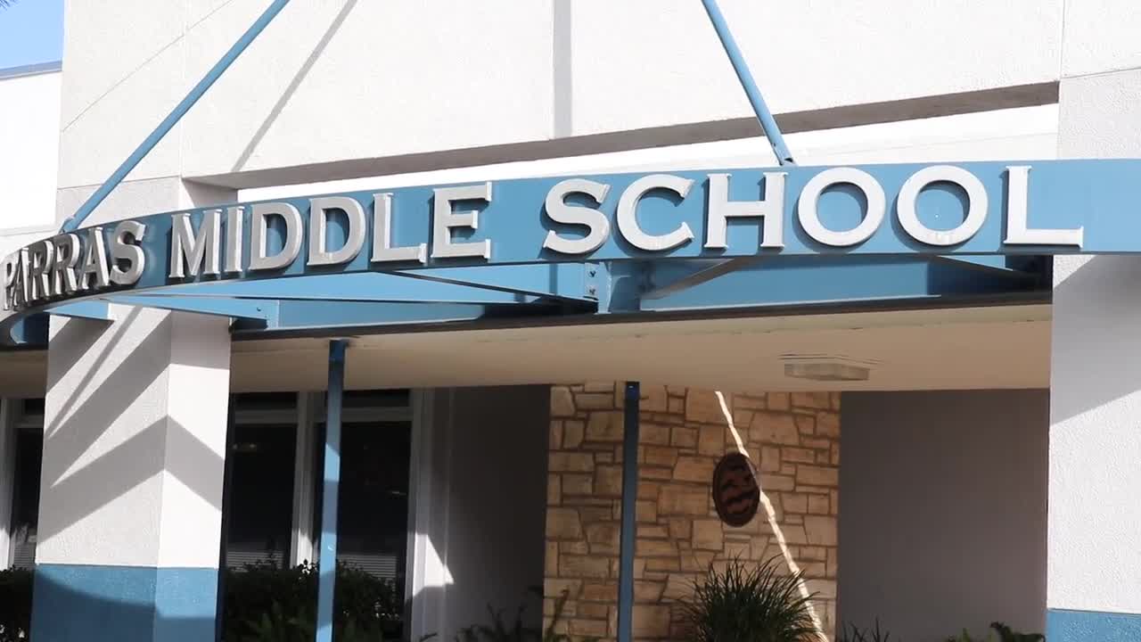 Parras Front Entrance Parras Middle School