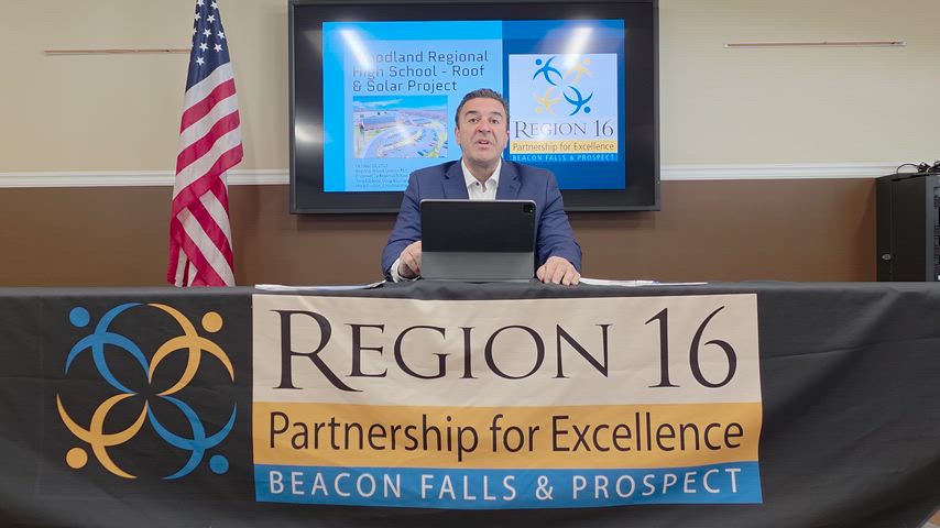 Video of Superintendent discussing roof & solar project at the high school.