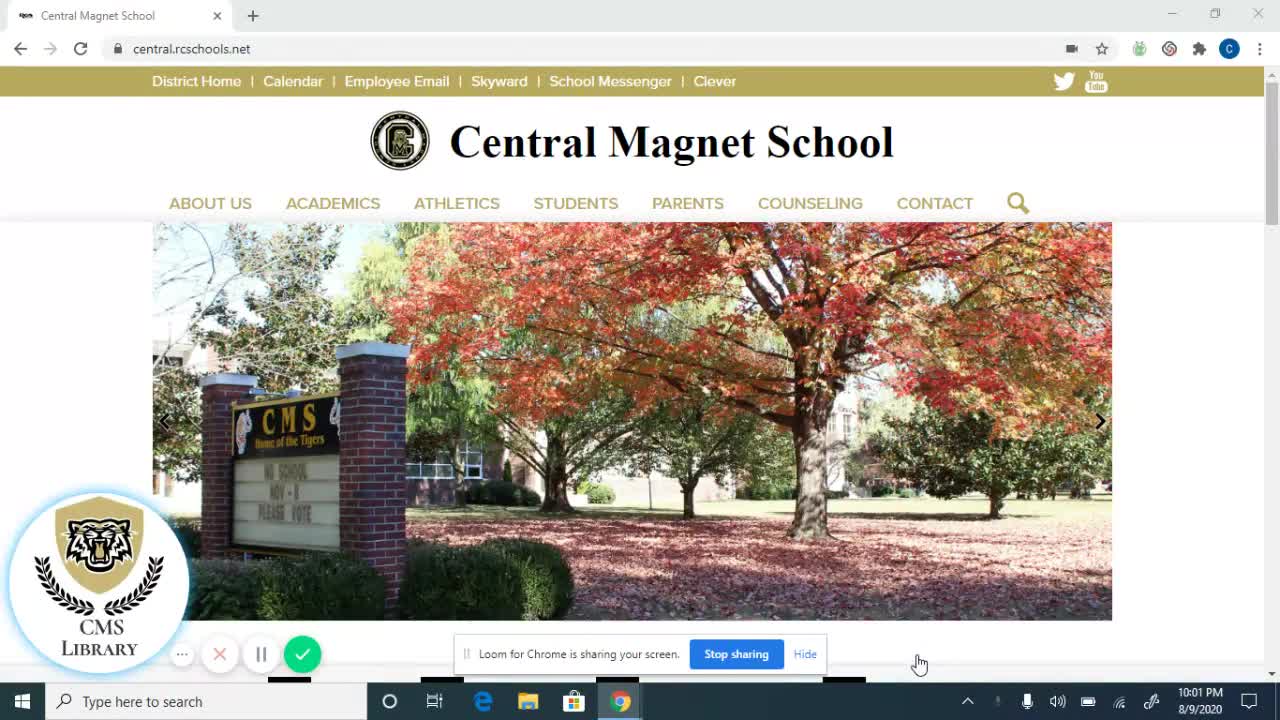 CMS Library Checkout Central School