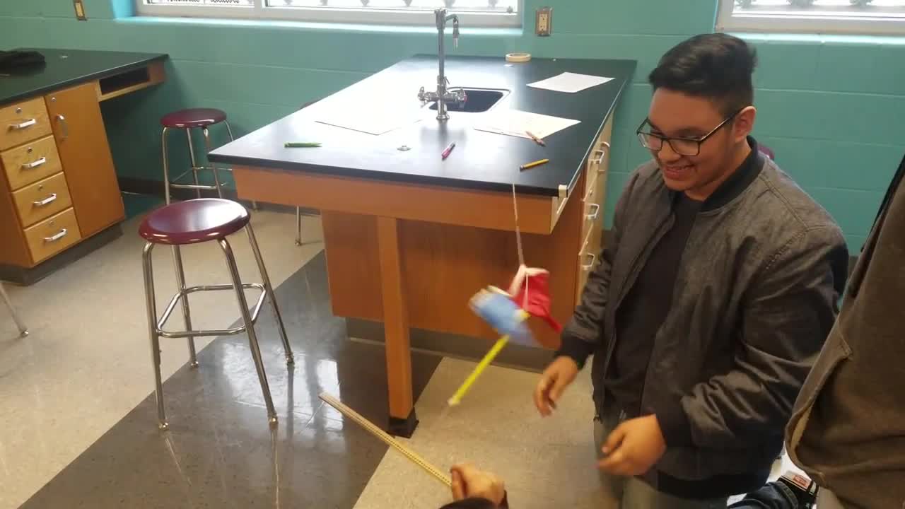 Balloon Rocket Lab! Smyrna Middle School