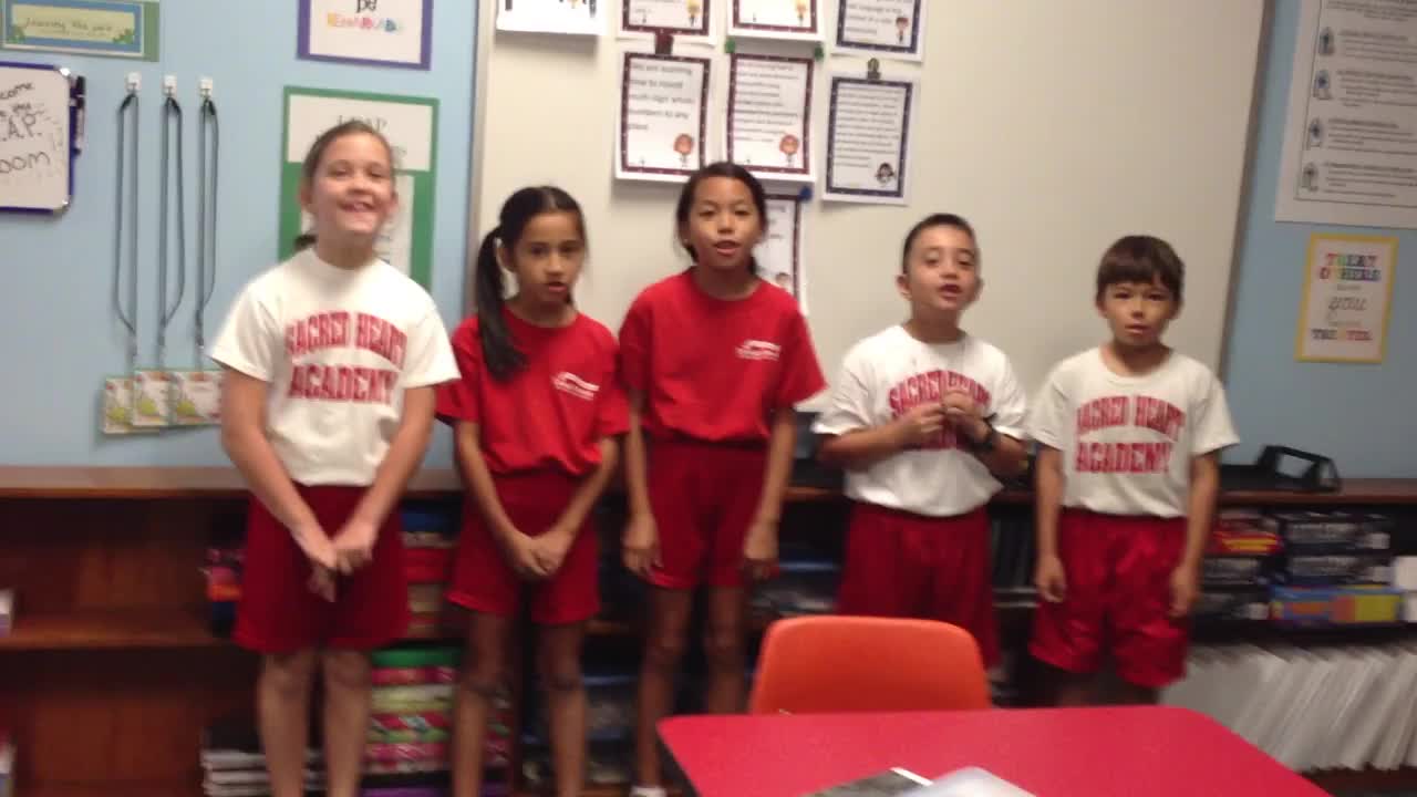 Counting By 3 S Sacred Heart Academy