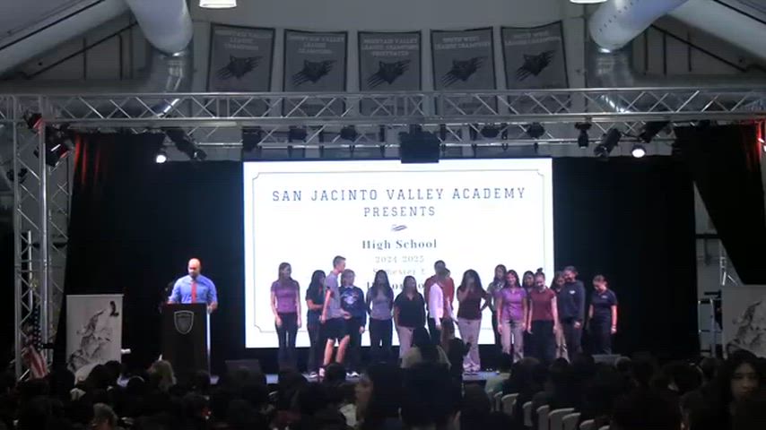 High School Honor Roll Assembly September 25 2025