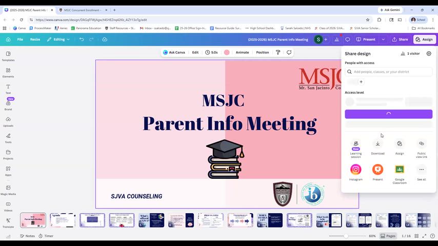 MSJC Concurrent Enrollment Workshop
