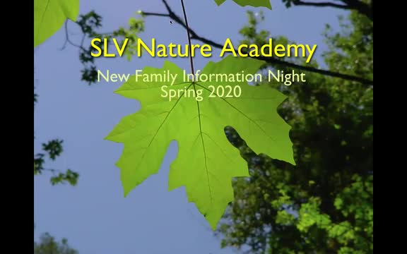 Nature Academy Presentation 2020