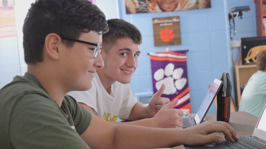 This video shows students enjoying the educational process at Gable Middle School. They are engaged, learning, but also having fun. 