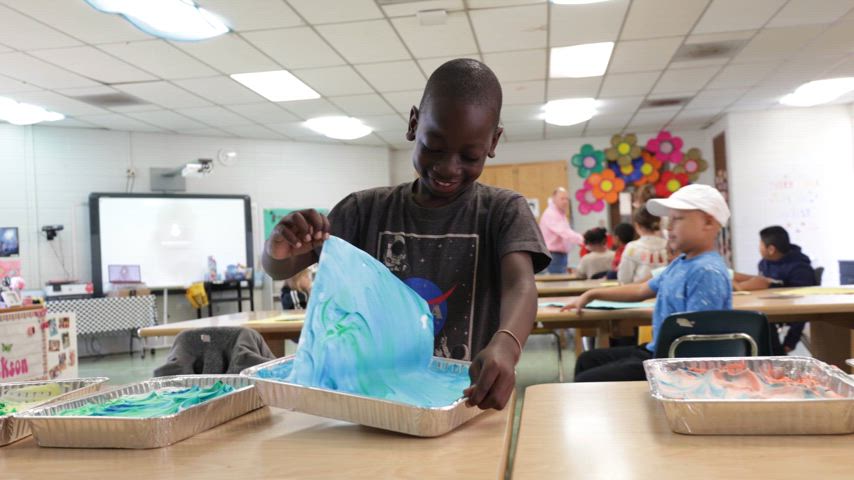 This video shows students enjoying the educational process at Jesse Bobo Elementary School. They are engaged, learning, but also having fun. 