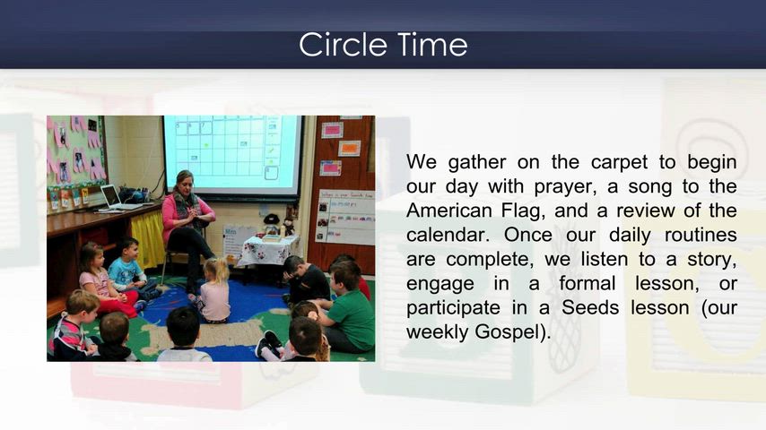 Preschool Typical Day video