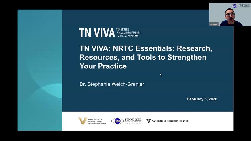 TN VIVA video recording: NRTC Essentials: Research, Resources, and Tools to Strengthen Your Practice