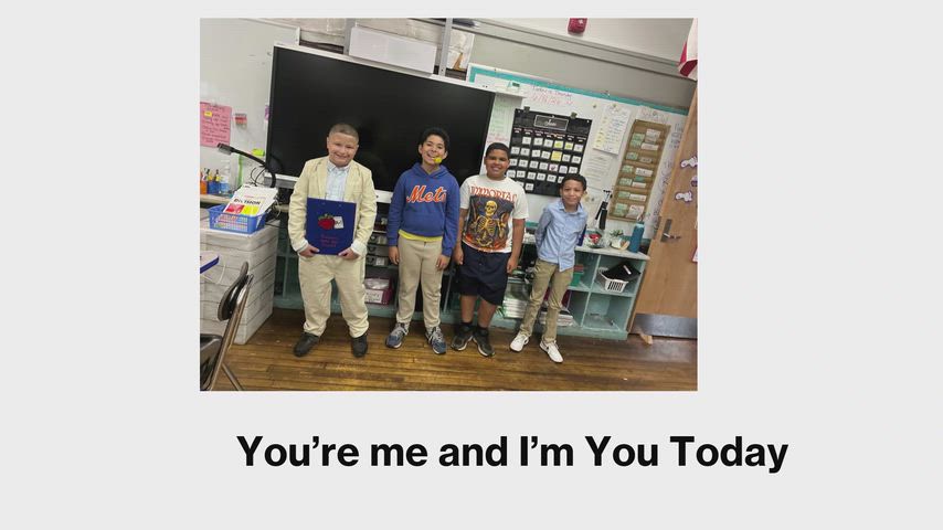 104 Students dress as teachers and teachers dress as students.