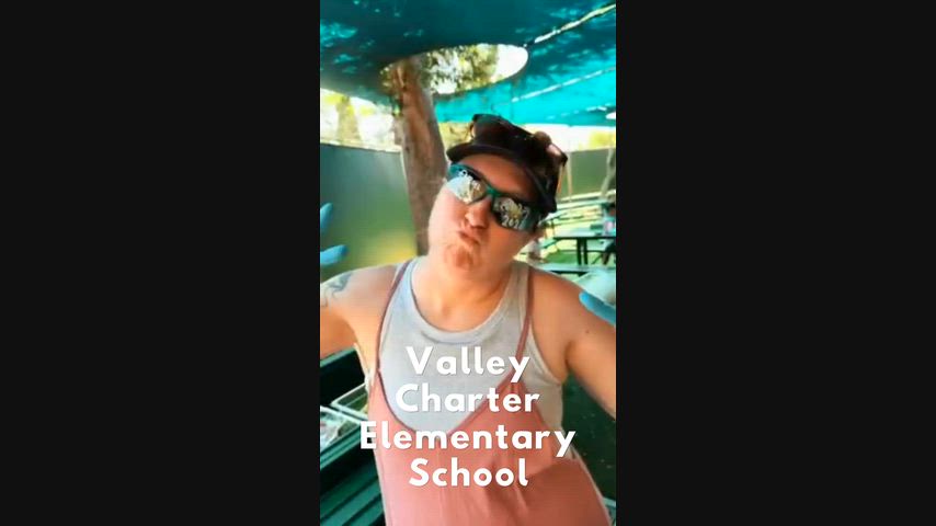 Video of students making silly face with sunglasses on for the application window opening.