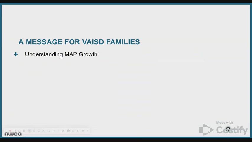 Dr. Jamie Martinez introduces the Van Alstyne Community to MAP Growth, which will be implemented in the 2026-27 school year.