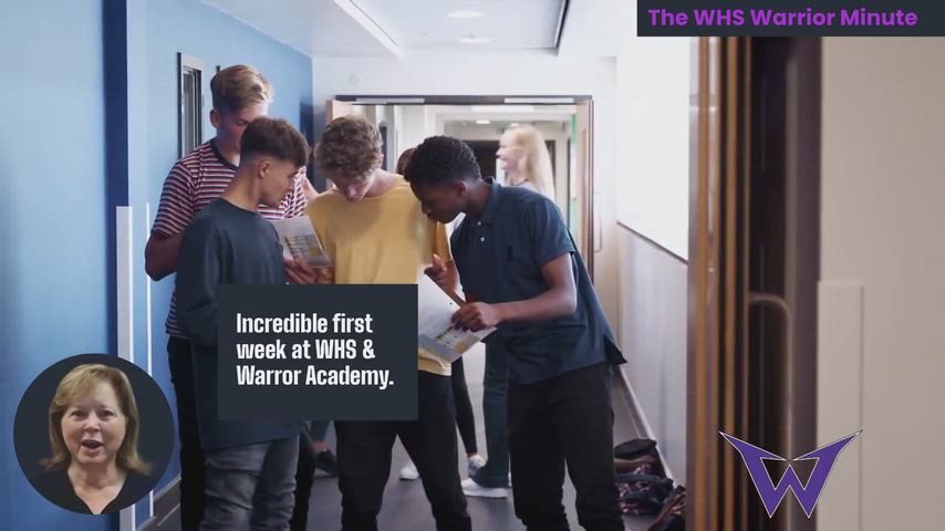 Video from principal
